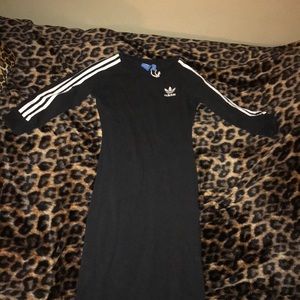 Black adidas dress